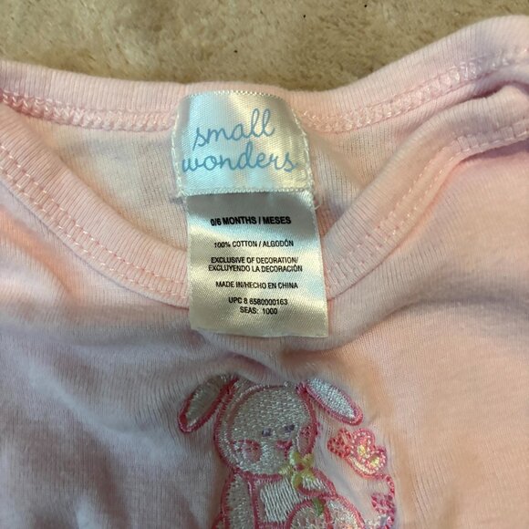 Carter’s & Small Wonders Baby Girls Outfit Set | 0–3M Pink Gowns & Cupcake Foote - Picture 9 of 11